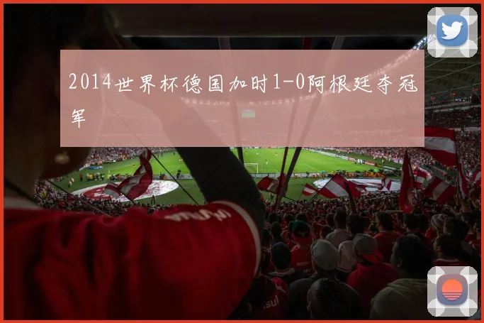 2014世界杯德国加时1-0阿根廷夺冠军